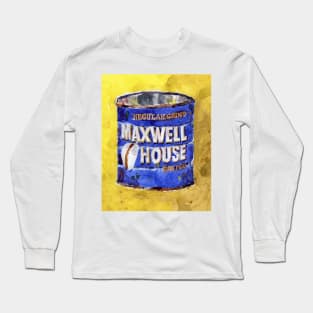 Vintage Maxwell House Can Long Sleeve T-Shirt